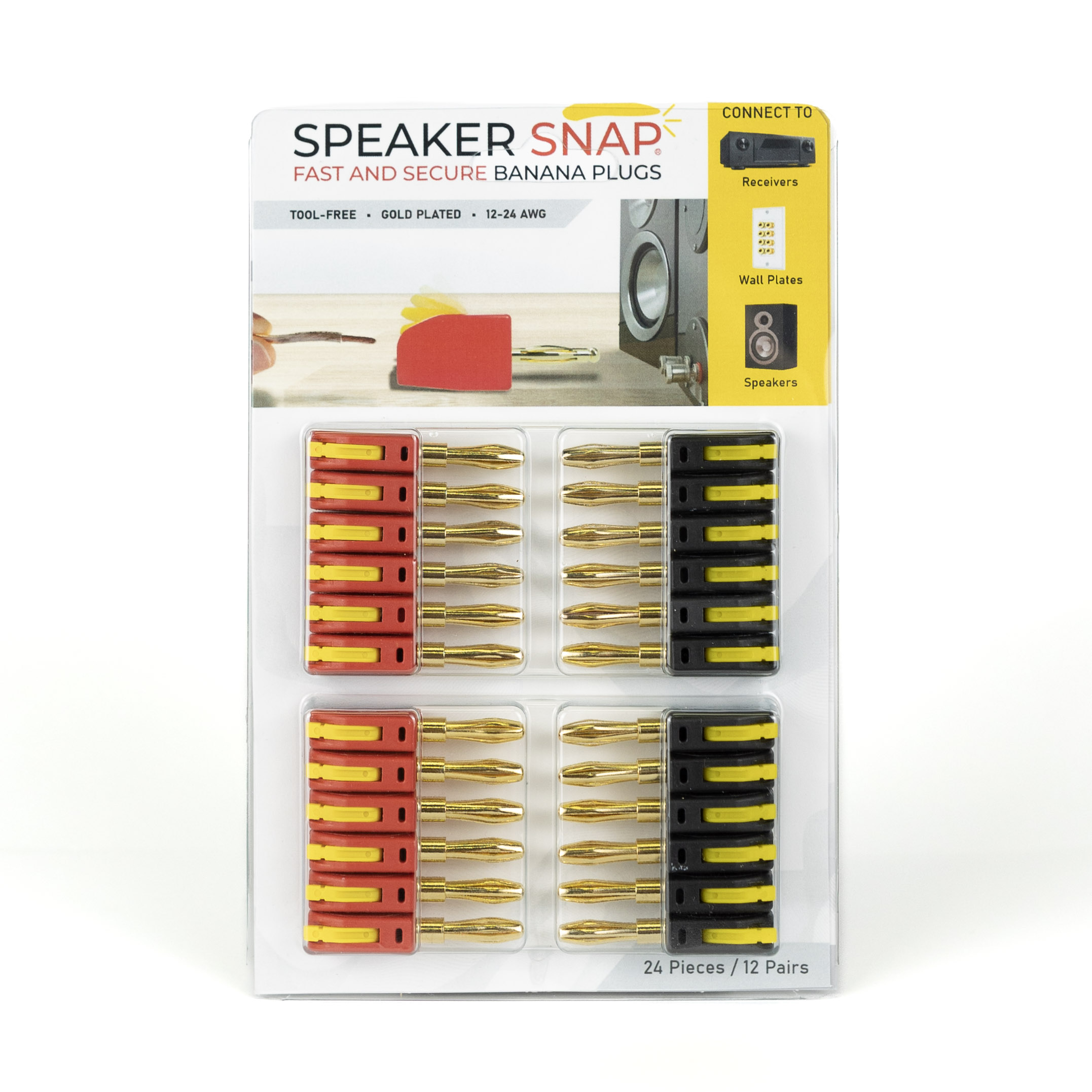 Speakersnap 12 pairs / 24 pieces